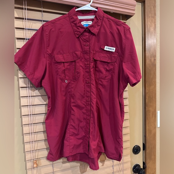 Magellan Red Short Sleeve Shirt - Picture 1 of 2